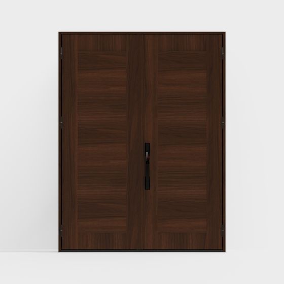 LIXIL 목제 도어 - 현관 도어 - D03 양문 - C 책 향기 커피 색상(우드 그레인)