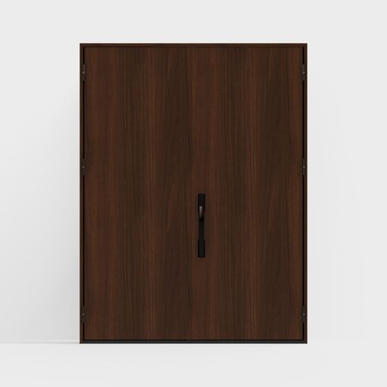 Stylish Low-Poly Door 3D model with Realistic Details