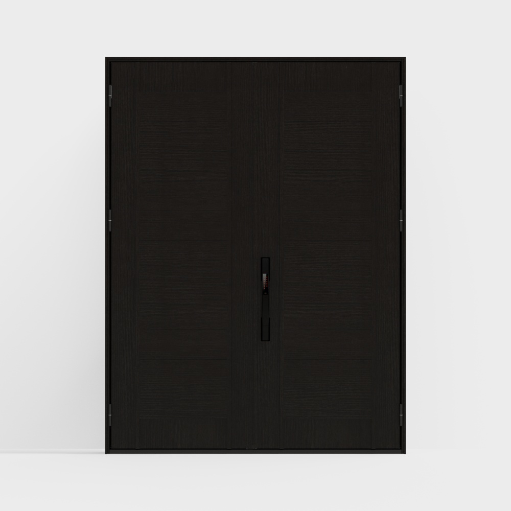 LIXIL Holztür - Eingangstür - D03 Doppeltür - B Italienische Kiefer Farbe (Holzmaserung) -