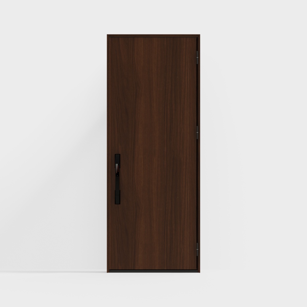 Puerta de madera LIXIL - Puerta de entrada - Puerta simple P01 - C Café del libro fragante (grano de madera)