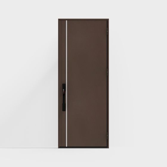 Minimalist 3D Door Model for Modern Interiors