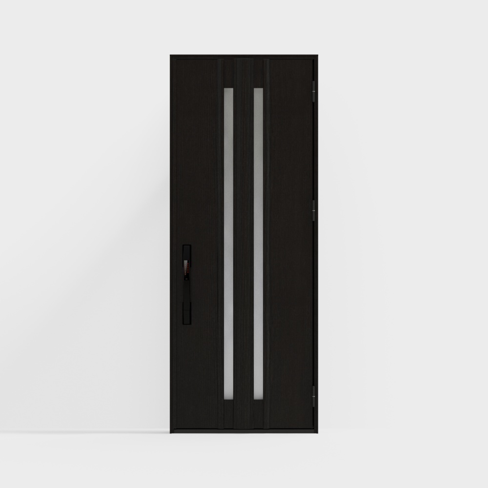 LIXIL Holztür - Eingangstür - G02 Einzelne Tür - B Italienische Kiefer Farbe (Holzmaserung) -