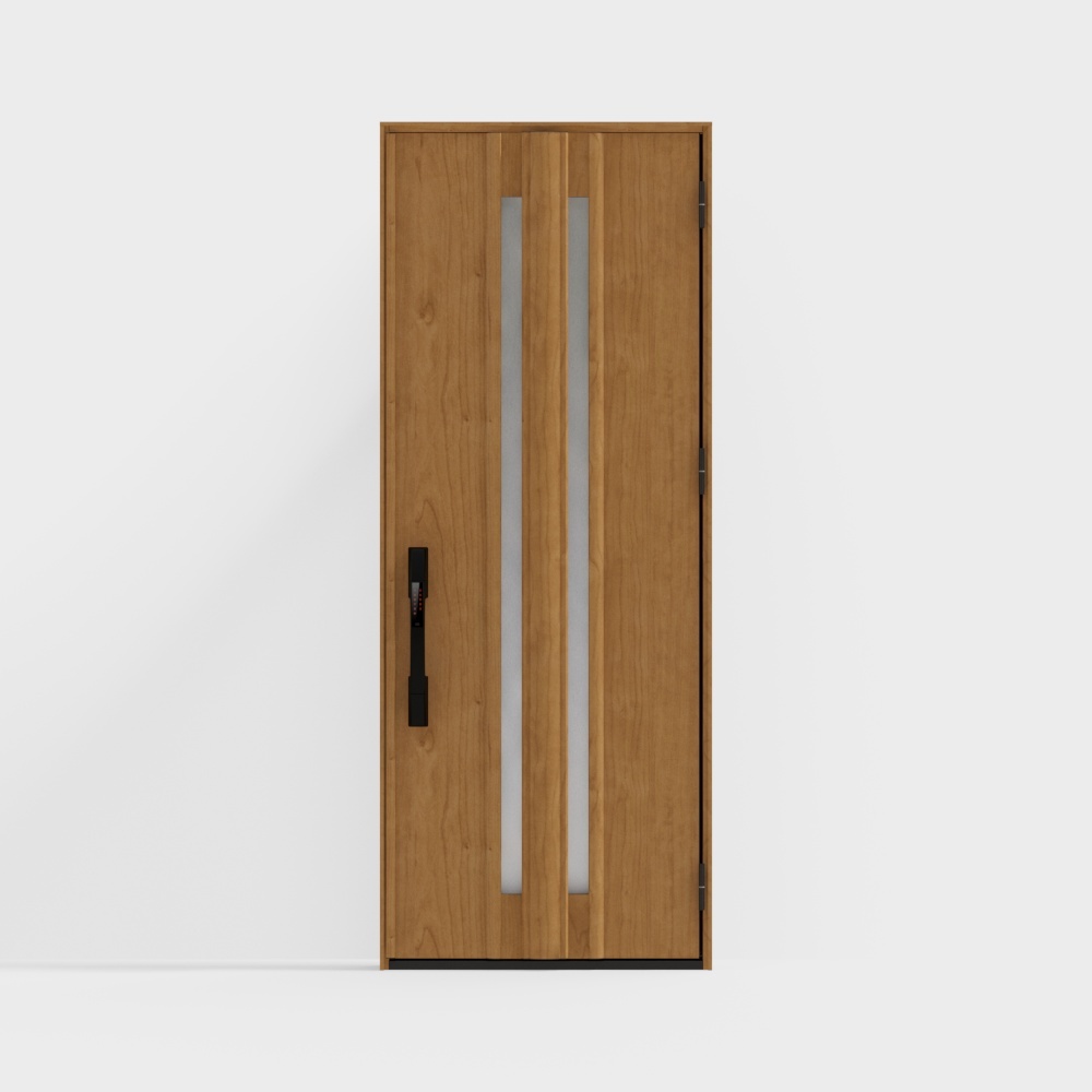 LIXIL 木製ドア 玄関ドア G02 片開きドア F ライトブラウン(木目)