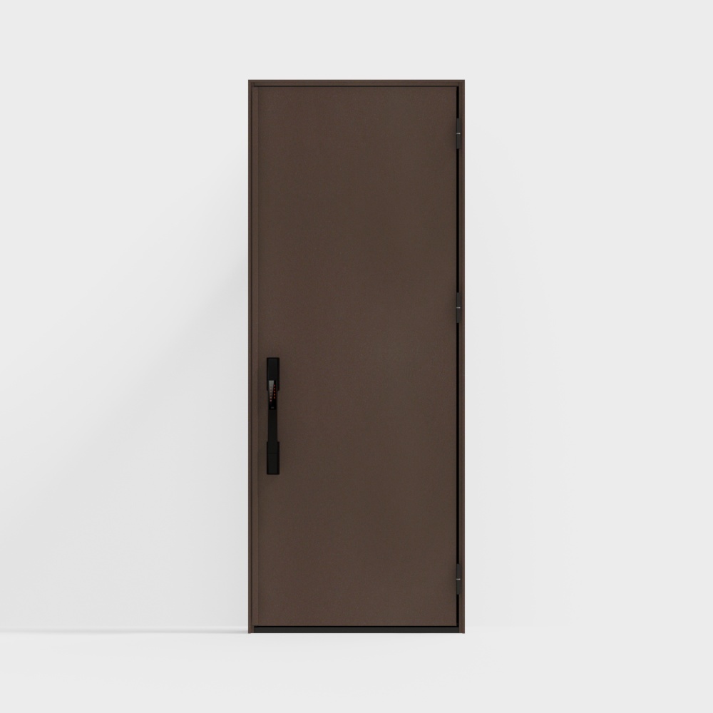 LIXIL 나무문 - 현관문 - P01 단문 - J 티크색상(릴리프) -