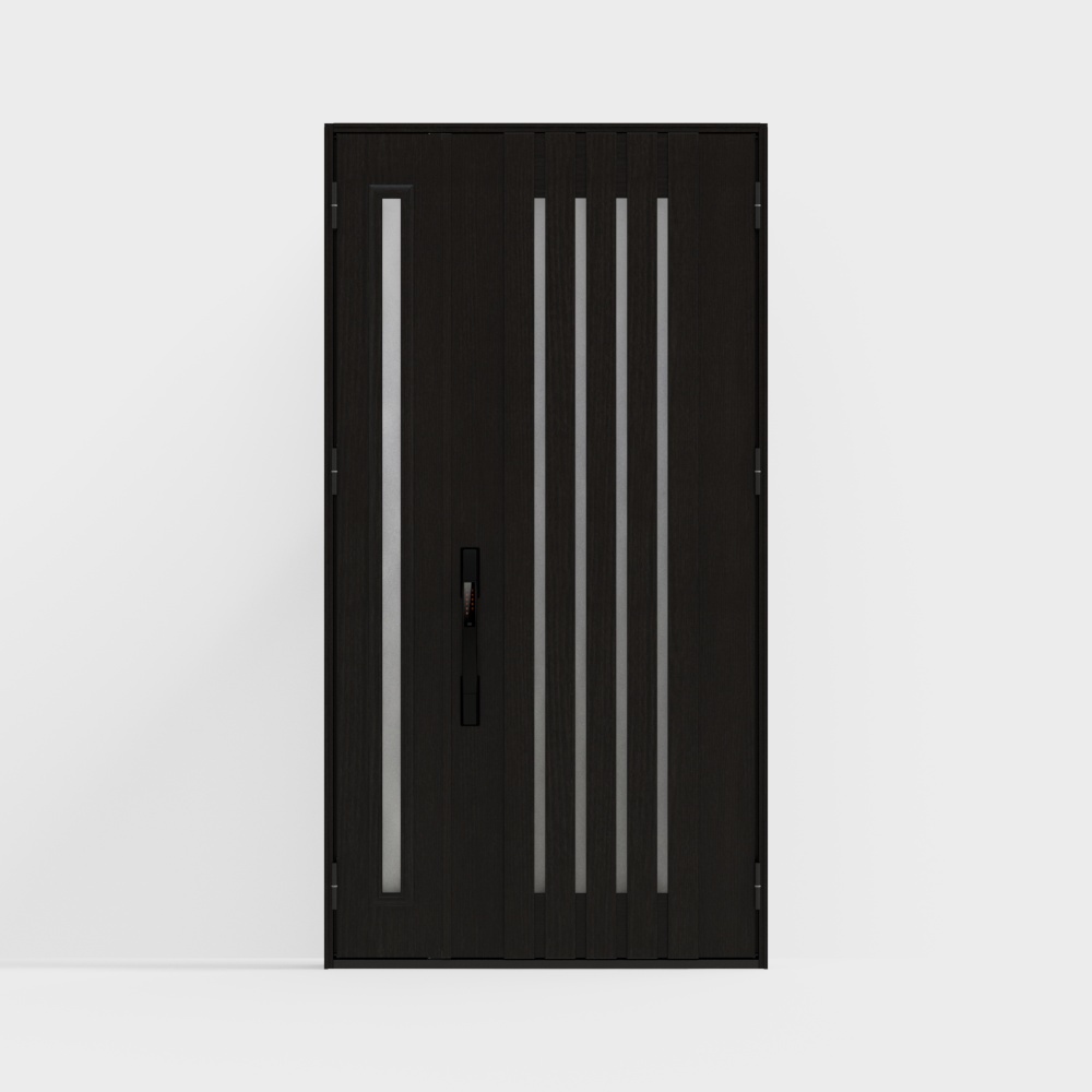 Porta in legno LIXIL - Porta d'ingresso - Porta sotto G04 - Colore Pino Italiano B (Venatura)