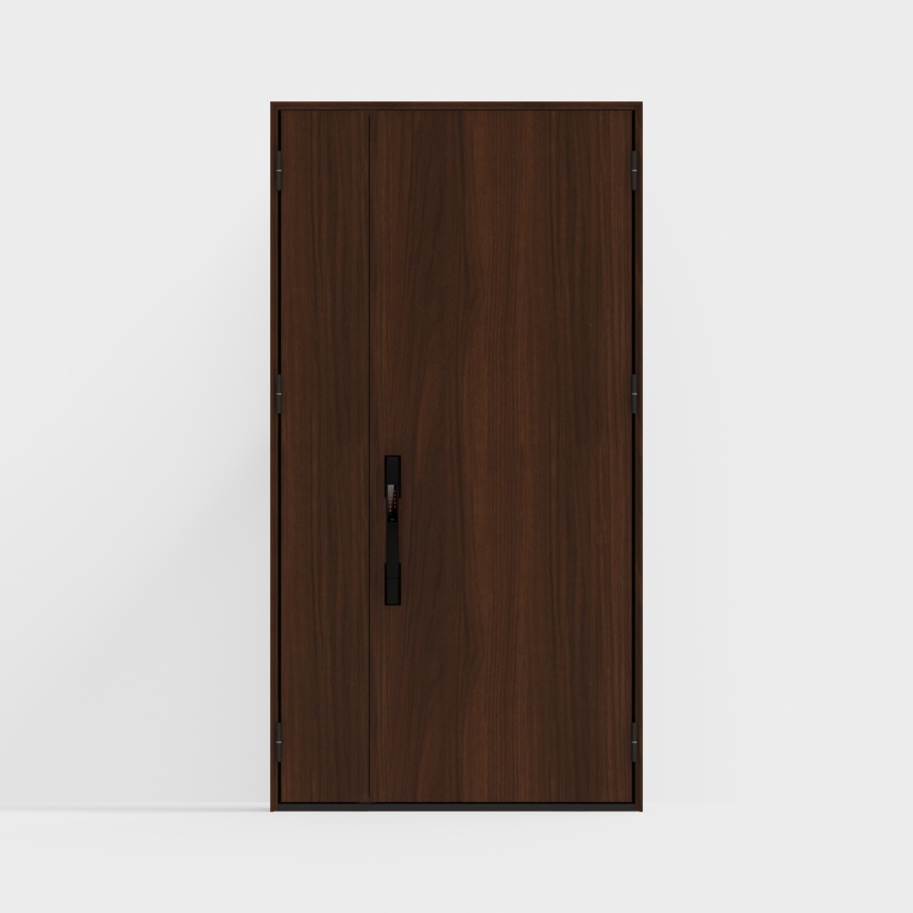 Деревянная дверь LIXIL - входная дверь - P01 - C цвет книги с ароматом кофе (деревянная текстура) -