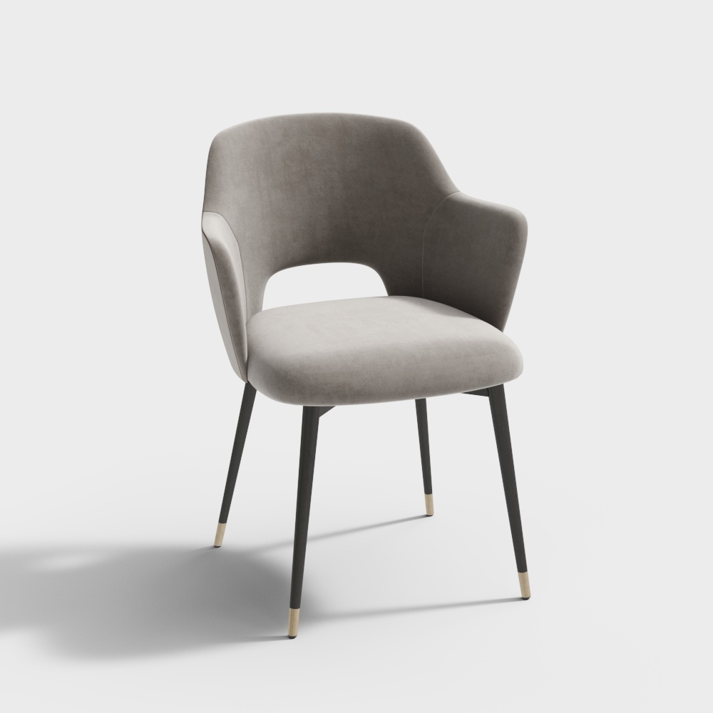 White dining chair-wx