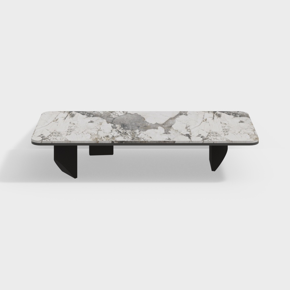 Modern marble coffee table-wx