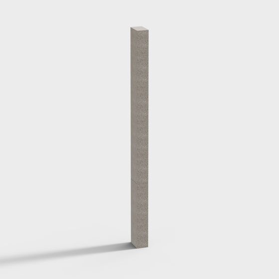 Stylish Concrete Pillar 3D model for Modern Designs