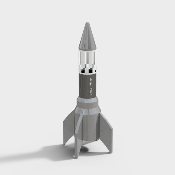 Space Explorer Rocket 3D model