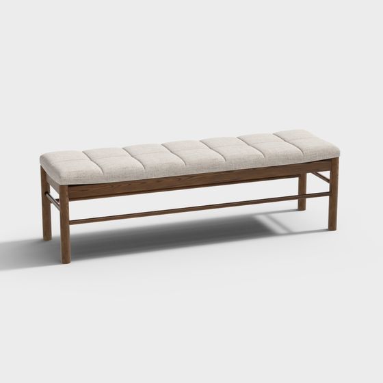 Cozy Bench 3D model