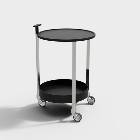 Modern Minimalist Mobile Food Cart 3D model