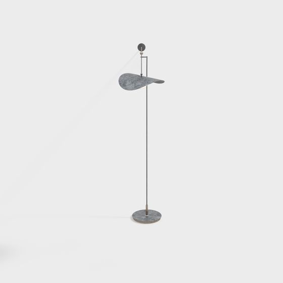 現代黑色落地燈