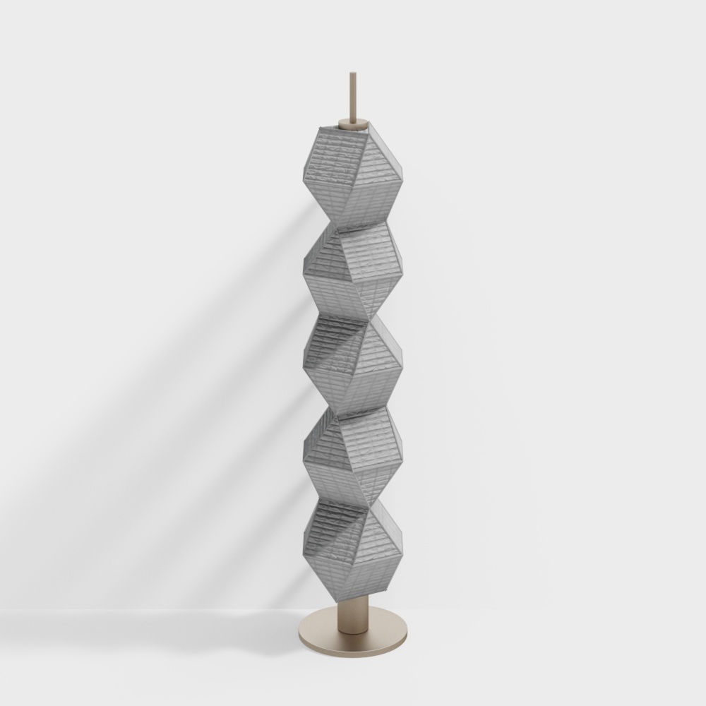 侘寂風格落地燈