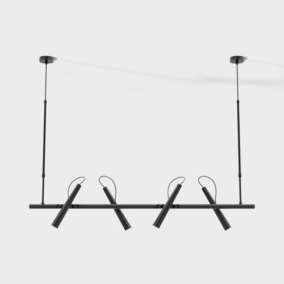 Linear Pendant Light 3D model