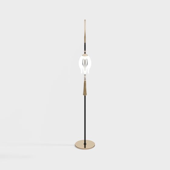 Elegant Floor Lamp 3D model for Modern Designs