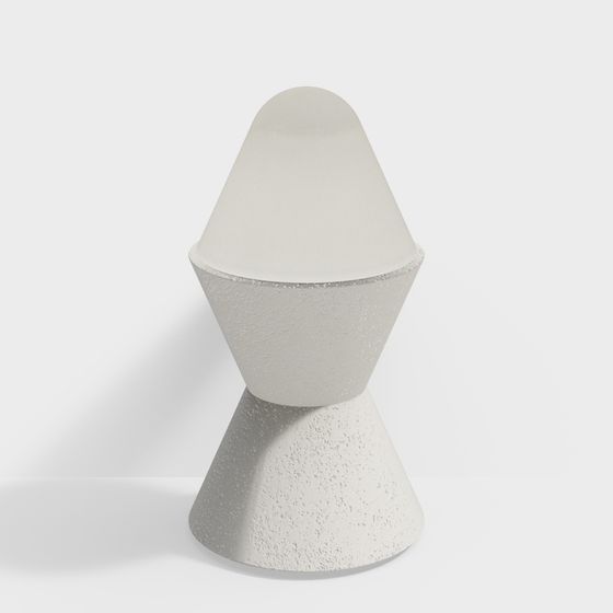 Concrete Sculpture Inspired 3D Model