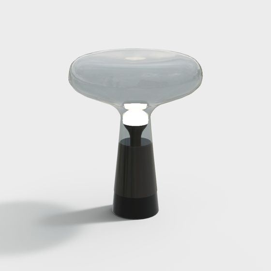 Elegant Glass Lantern 3D model for Modern Decor