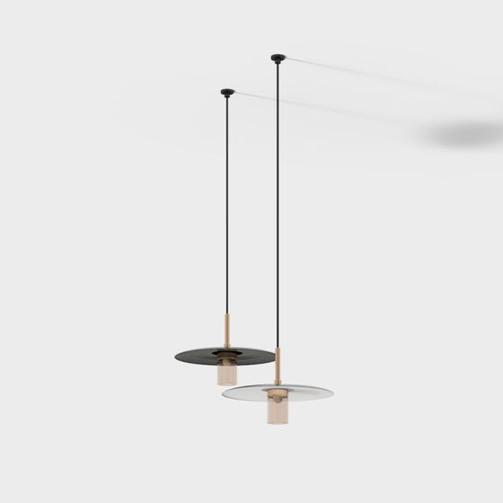 Minimalist Ceiling Light 3D model for Modern Spaces