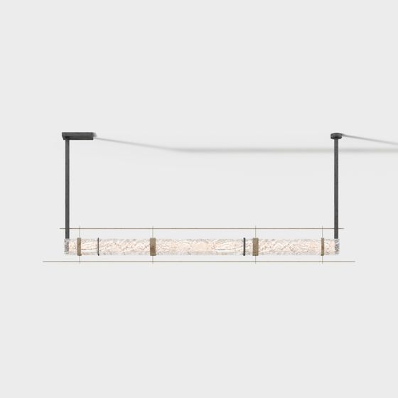 Suspended Art Lighting 3D model