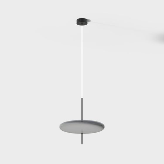 Sleek Pendant Light 3D model for Contemporary Spaces