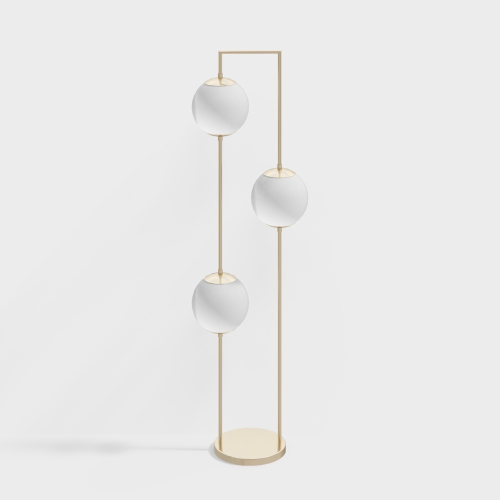 Unique Modern 3D Light Fixture Model
