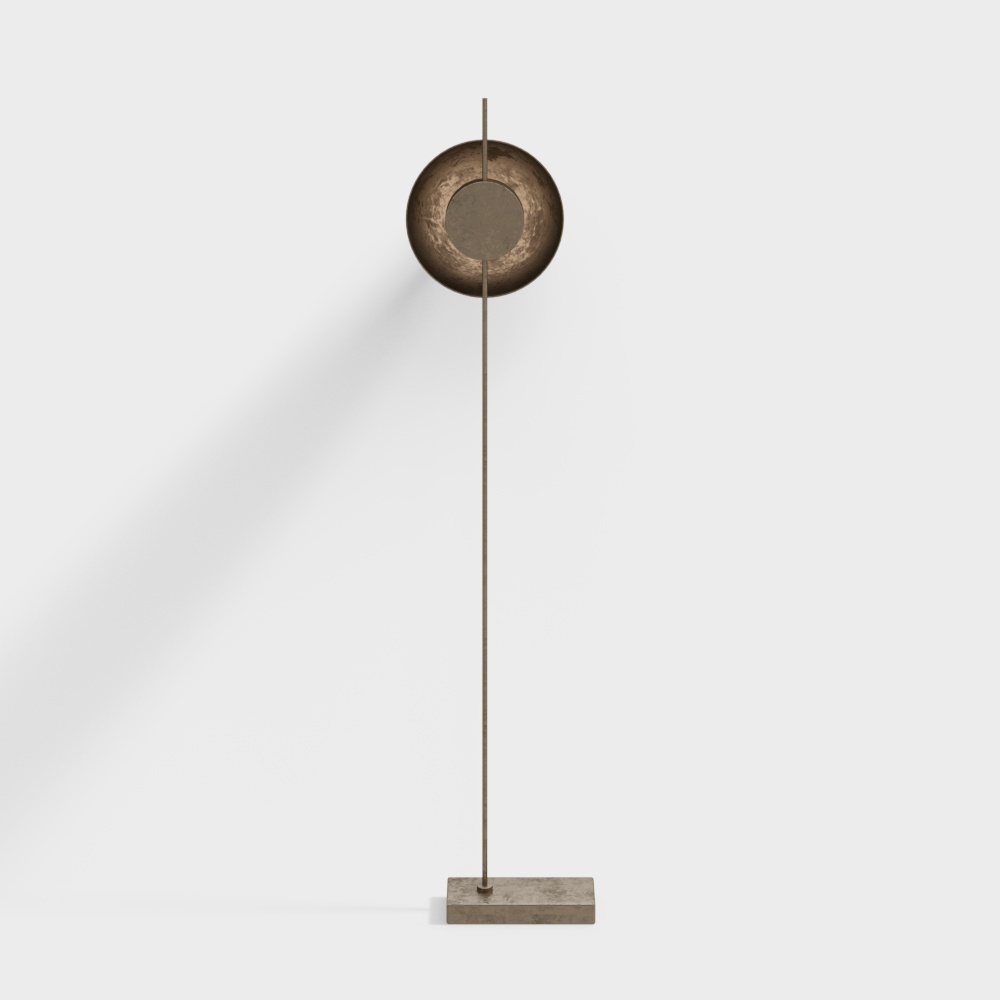 Modern golden floor lamp