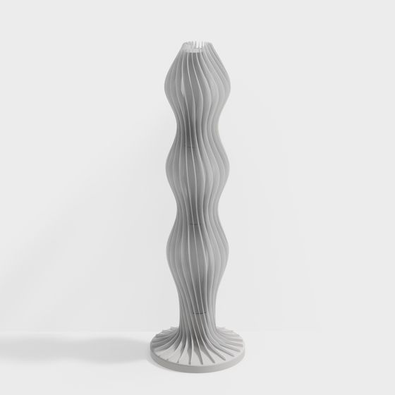 Twisted Elegance 3D model for Creative Spaces
