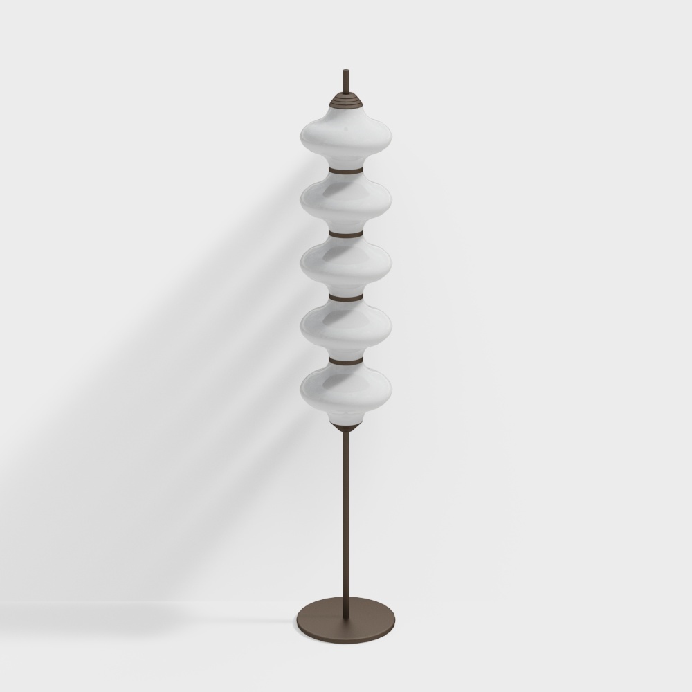 現代金色落地燈