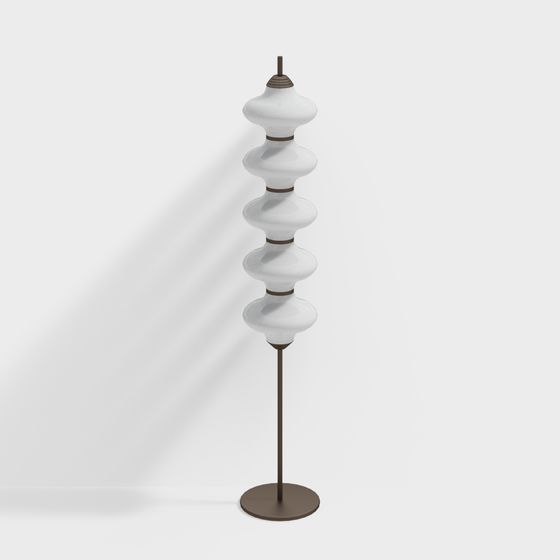 現代金色落地燈