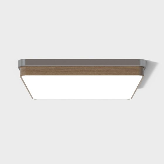 Stylish Low-Poly Ceiling Light 3D model for Contemporary Spaces