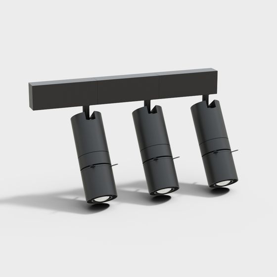Track Light Series 3D Model for Modern Aesthetics