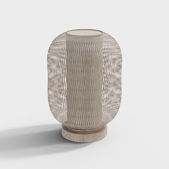 日本製クロスモダンテーブルランプ