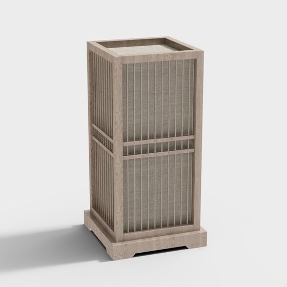 Urban Slat Planter 3D model