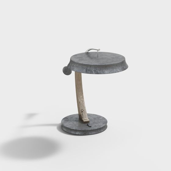 Vintage Table Lamp 3D model with High Detail Realism