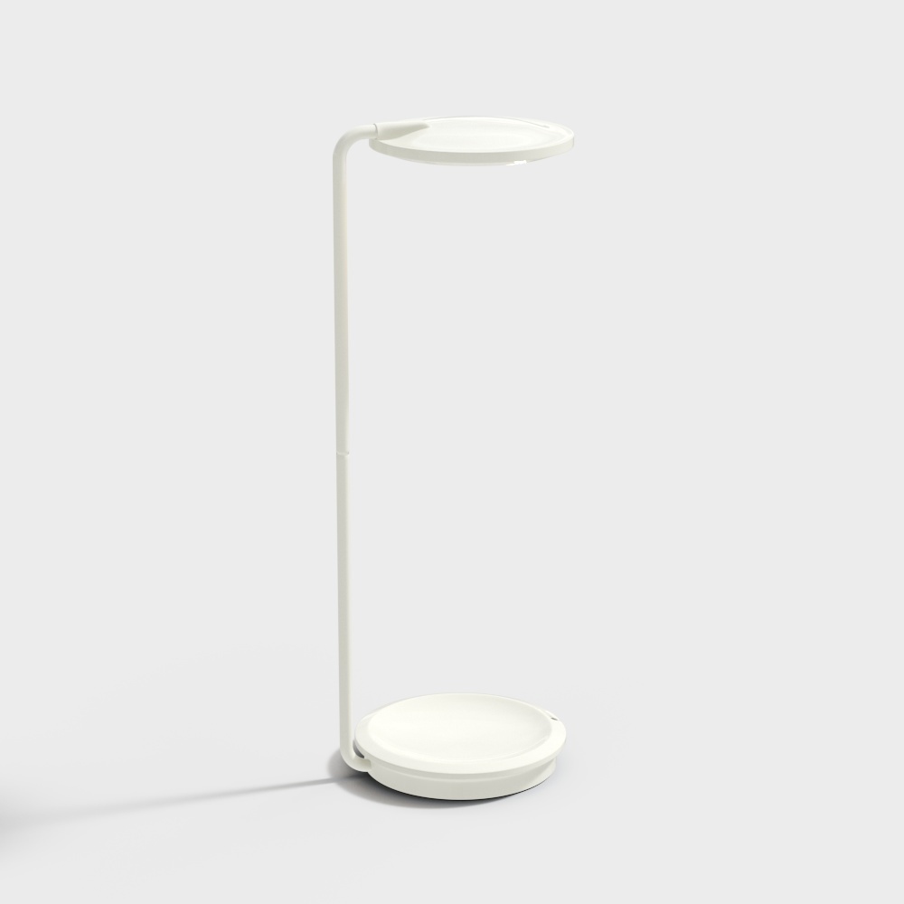 Modern white table lamp