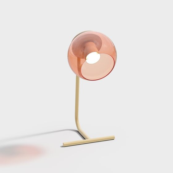 Flowing Light Table Lamp 3D model