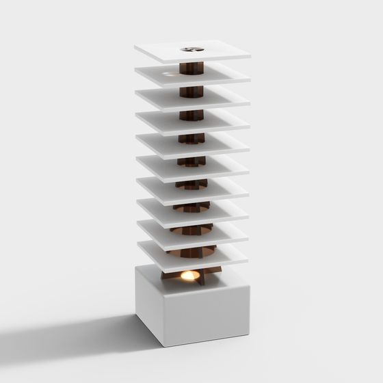 Layered Tower 3D model
