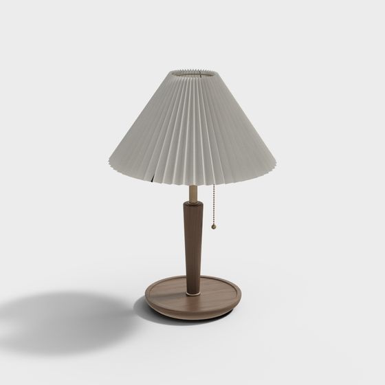Elegant Minimalist Table Lamp 3D model