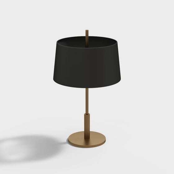 Lampe de table noire de luxe moderne