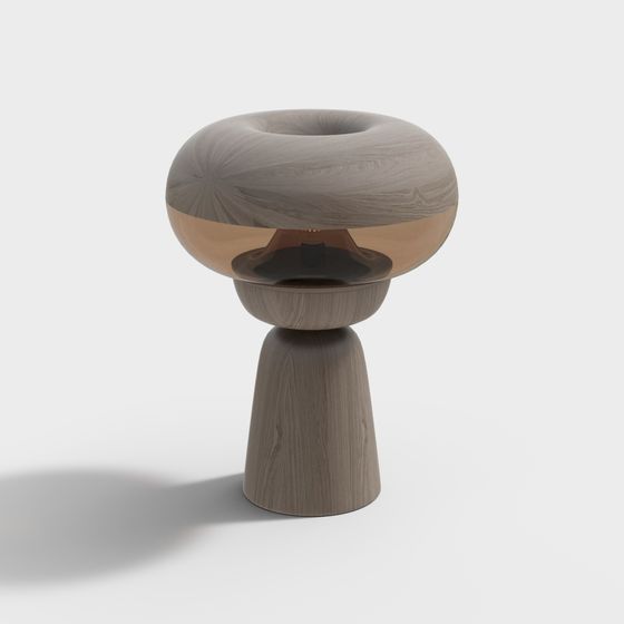 Unique Mushroom Stool 3D Model for Contemporary Interiors