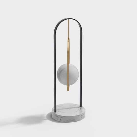 Balance Art Low Poly 3D Model