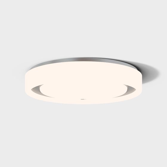 北歐圓形銀色天花板燈 36W 2700-6500K 臥室白光