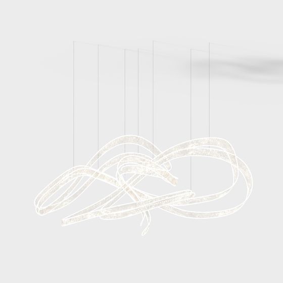 Luminous Pendant Light 3D model