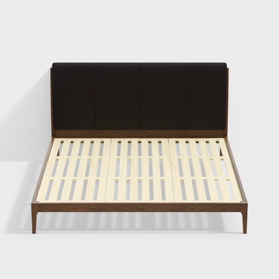 Modern Minimalist Bed Frame 3D model