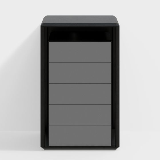 Urban Window Nightstand 3D model