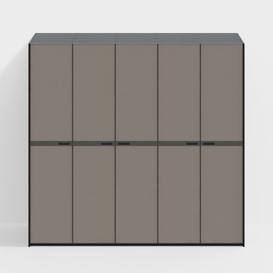City Window Cabinet 3D model for Modern Spaces