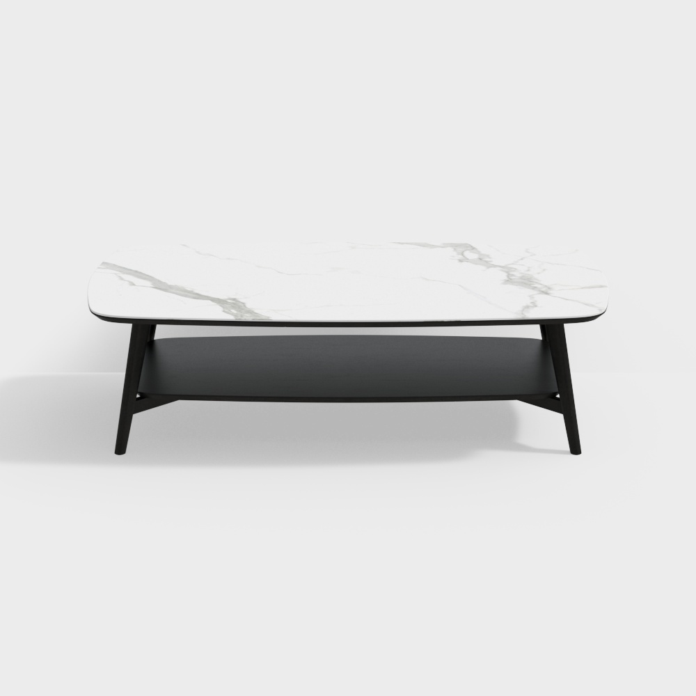 Stylish Urban Coffee Table 3D model for Creative Spaces