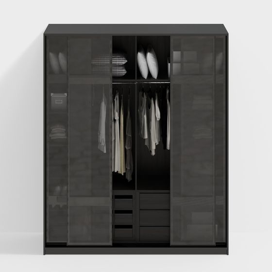 Urban Closet 3D model - Modern Storage Solution