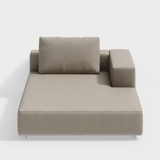 Modern Low-Polygon Sofa 3D model